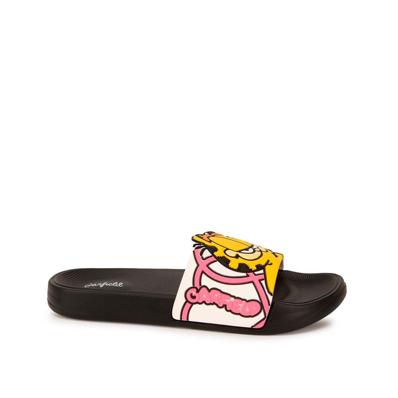 Sandalia Slide Casual Negro