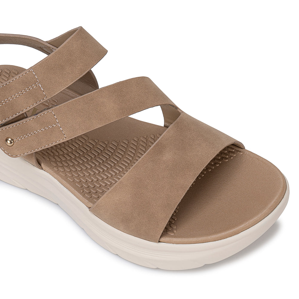 Sandalia Strap Casual Beige