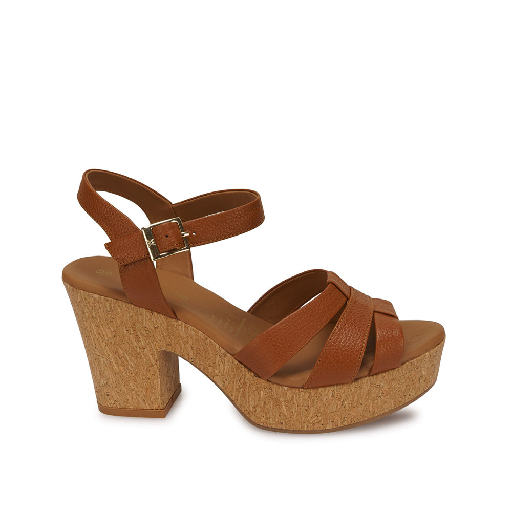 Sandalia D'orsay Casual Natural