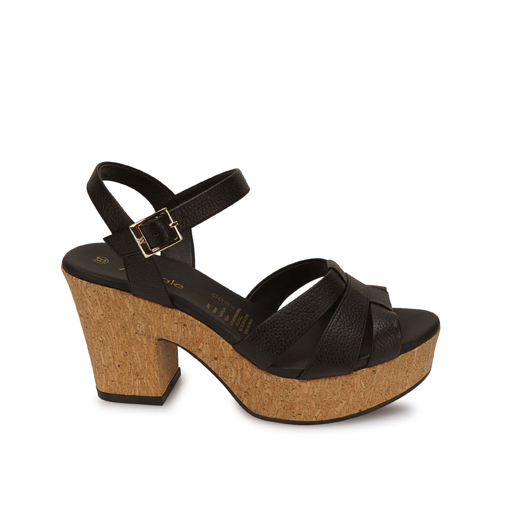 Sandalia D'orsay Casual Negro