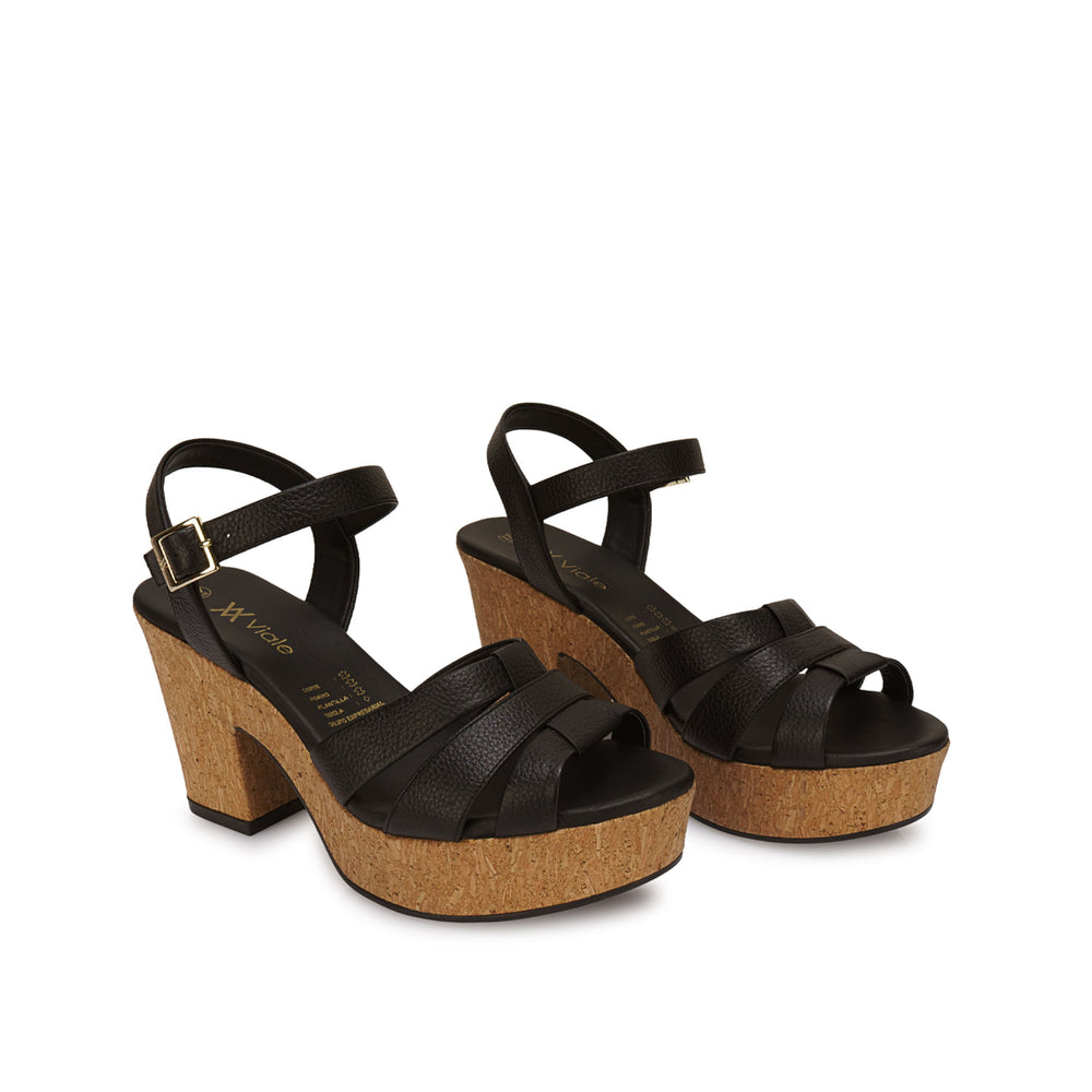 Sandalia D'orsay Casual Negro