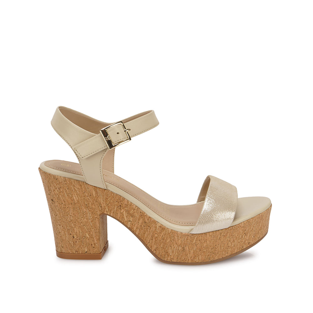 Sandalia D'orsay Casual Marfil