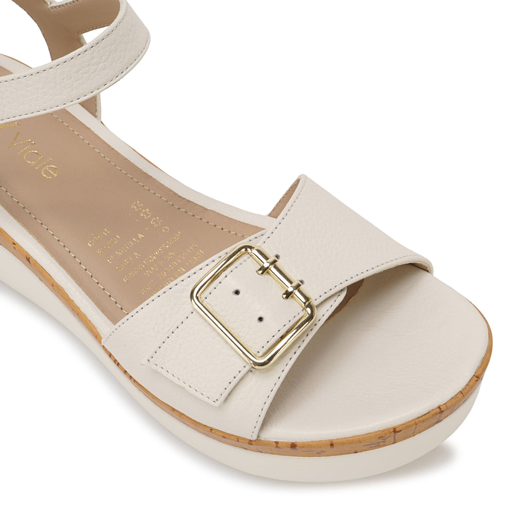Sandalia D'orsay Casual Blanco