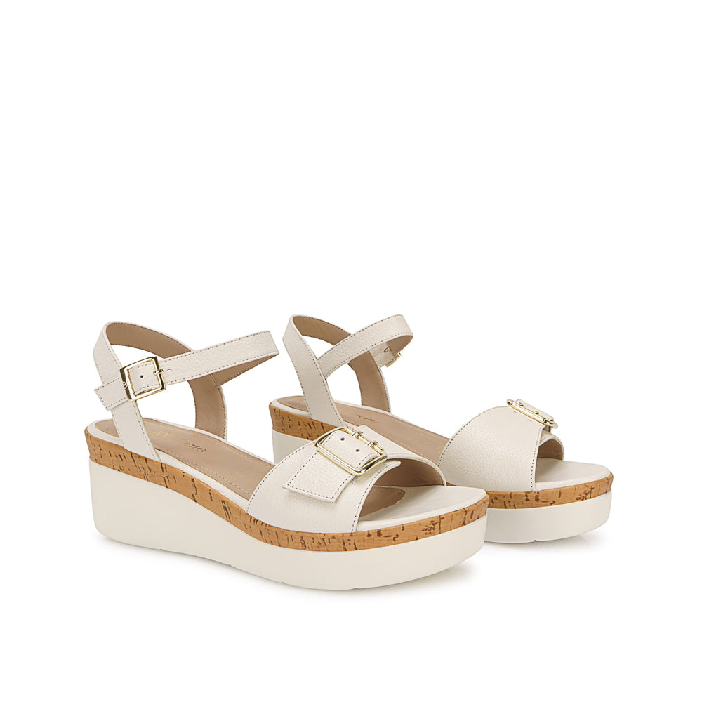 Sandalia D'orsay Casual Blanco