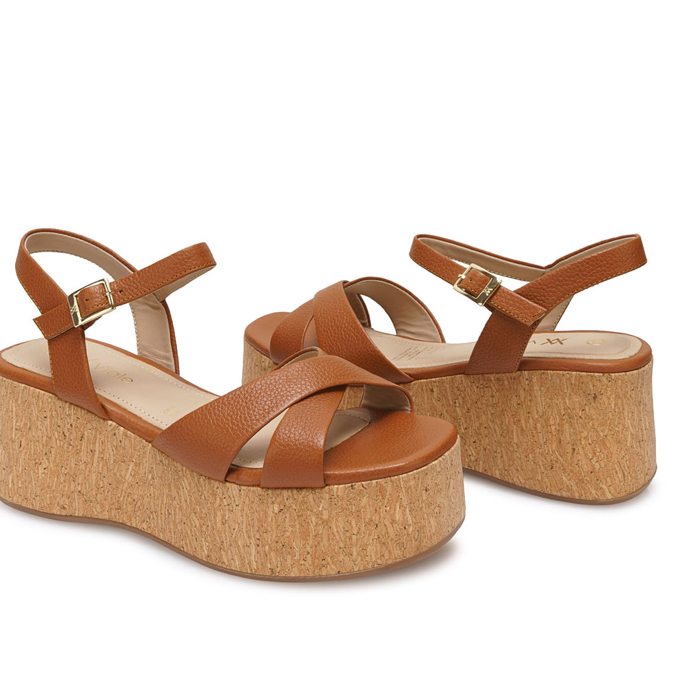 Sandalia D'orsay Casual Natural