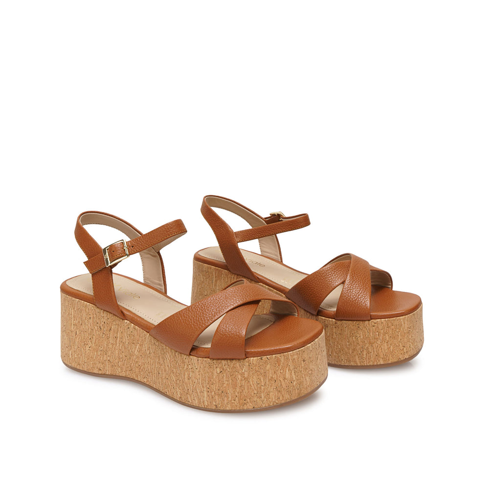 Sandalia D'orsay Casual Natural