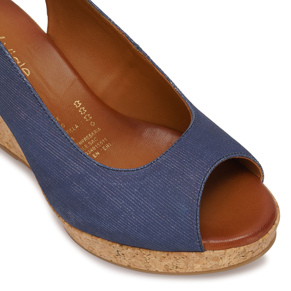 Sandalia Peep Toe Casual Jean
