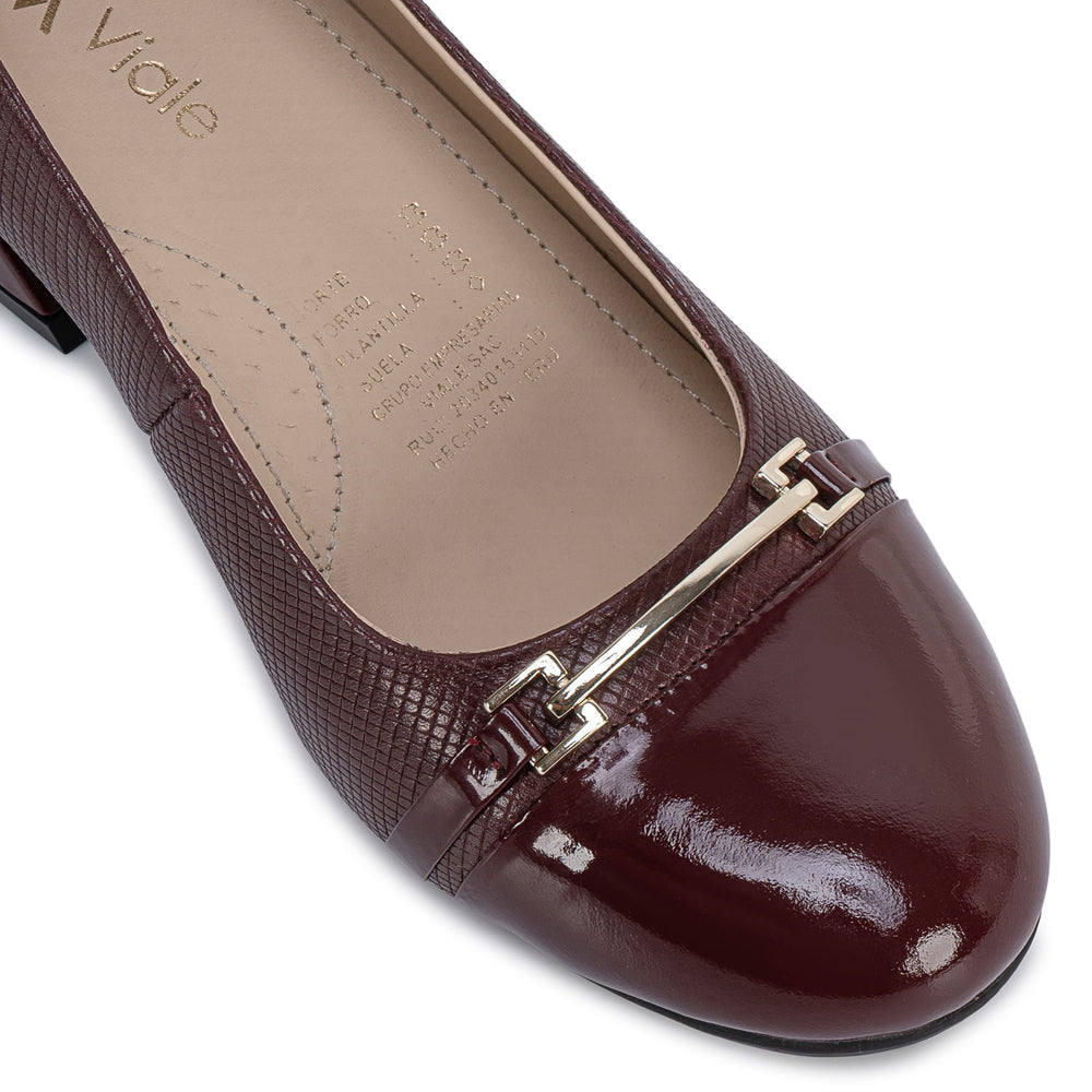 Zapato Reina Casual Burgundy