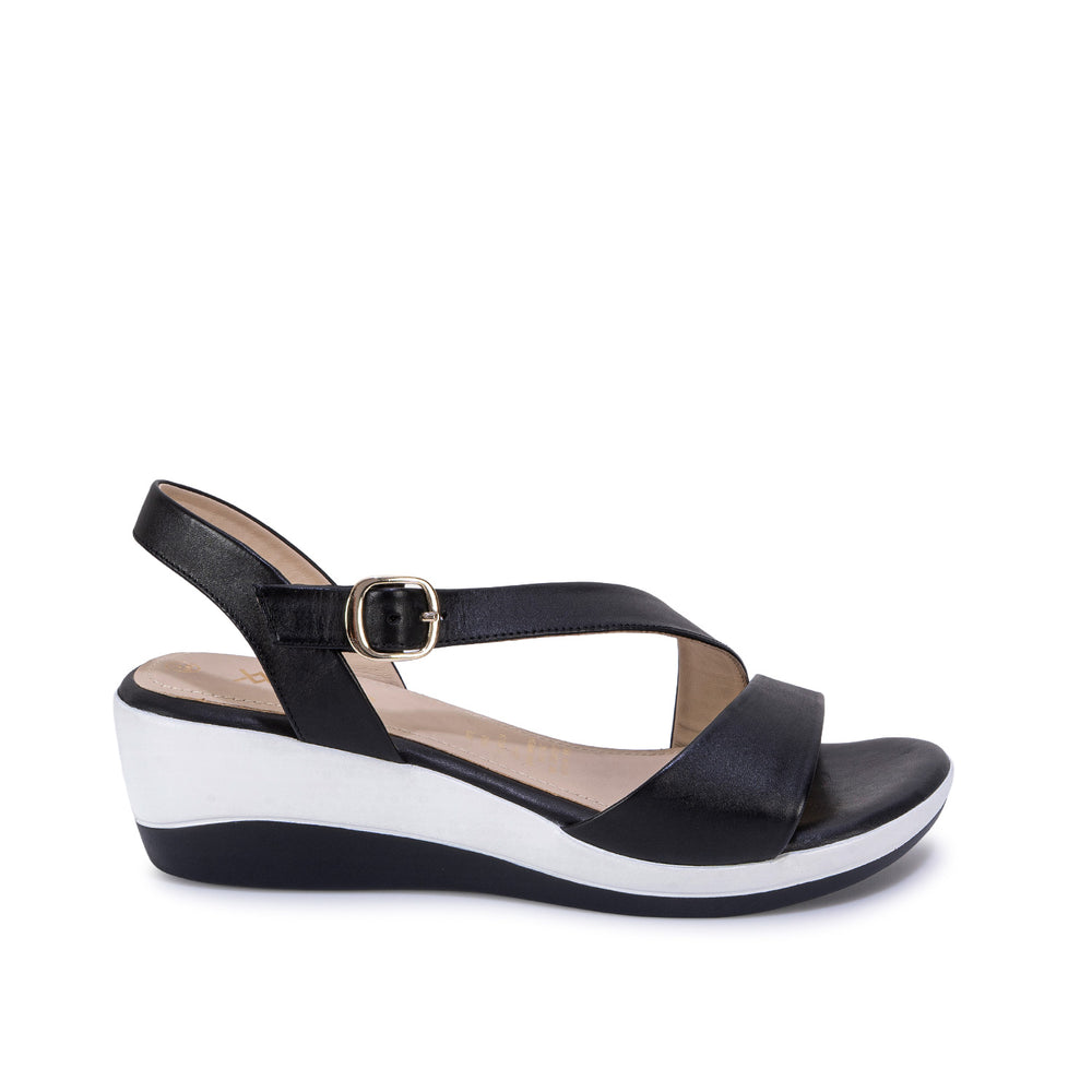 Sandalia Strap Casual Negro