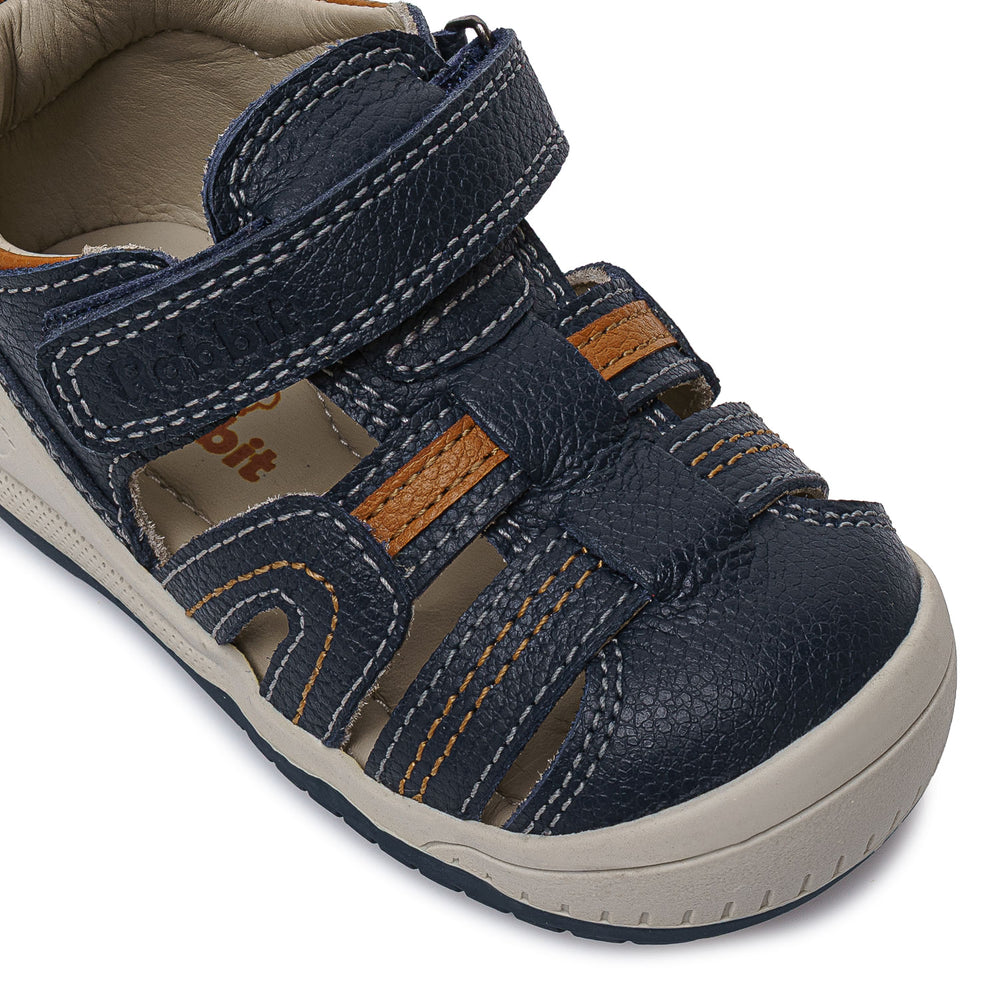 Sandalia Franciscana Casual Azul