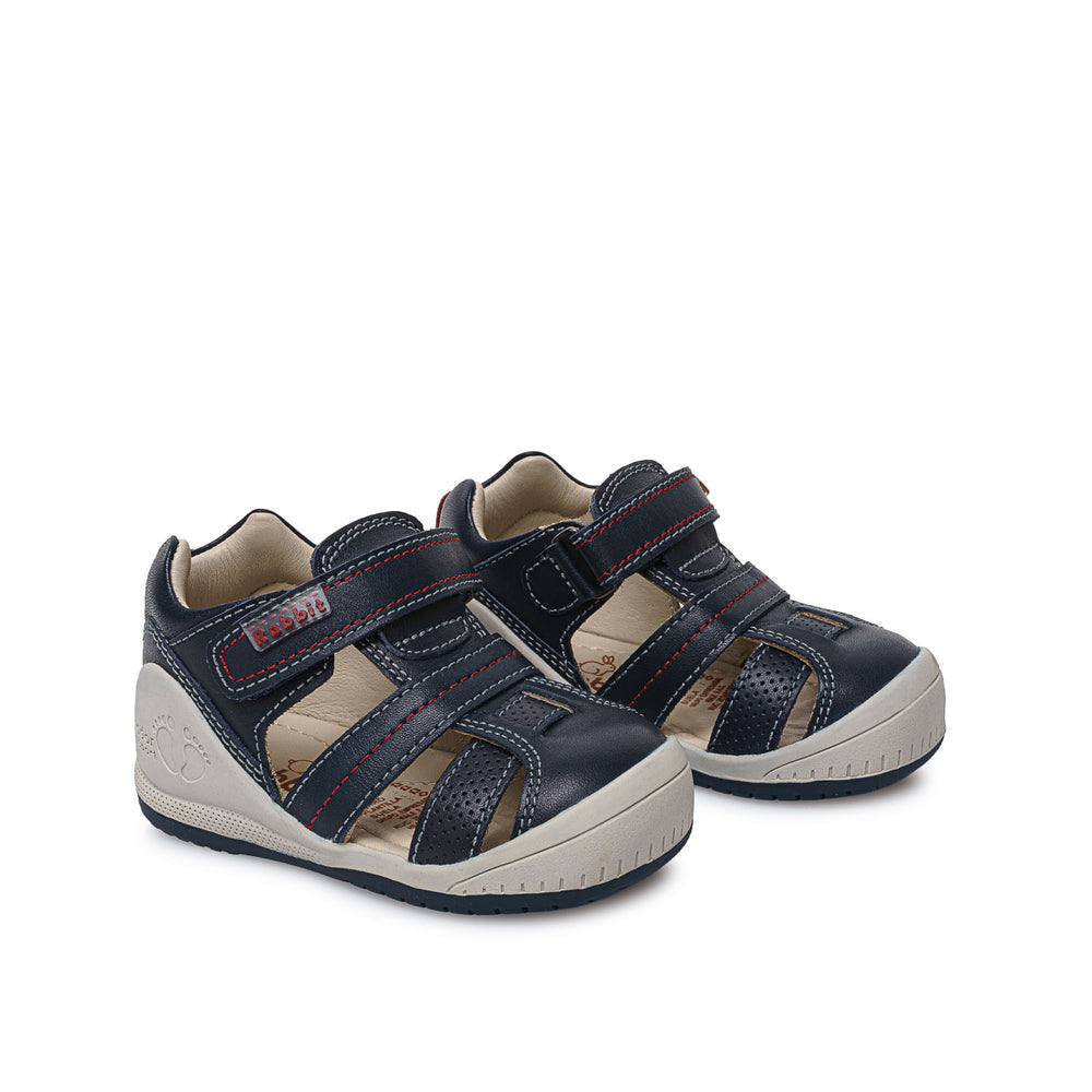Sandalia Franciscana Casual Azul