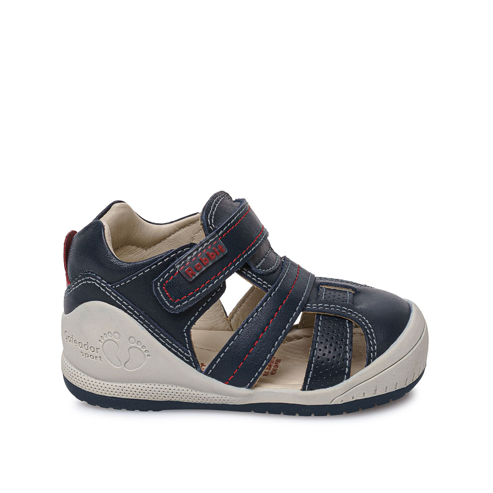Sandalia Franciscana Casual Azul