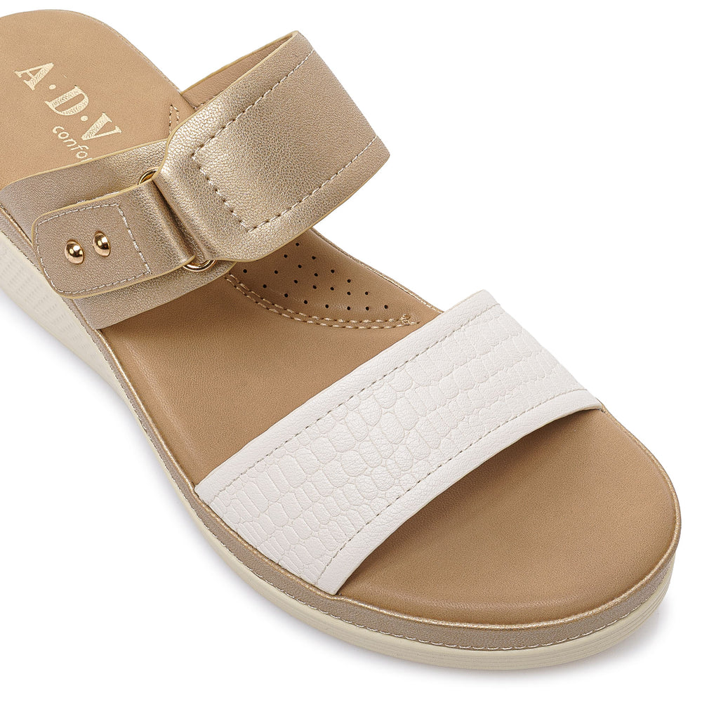 Sandalia Strap Casual Blanco