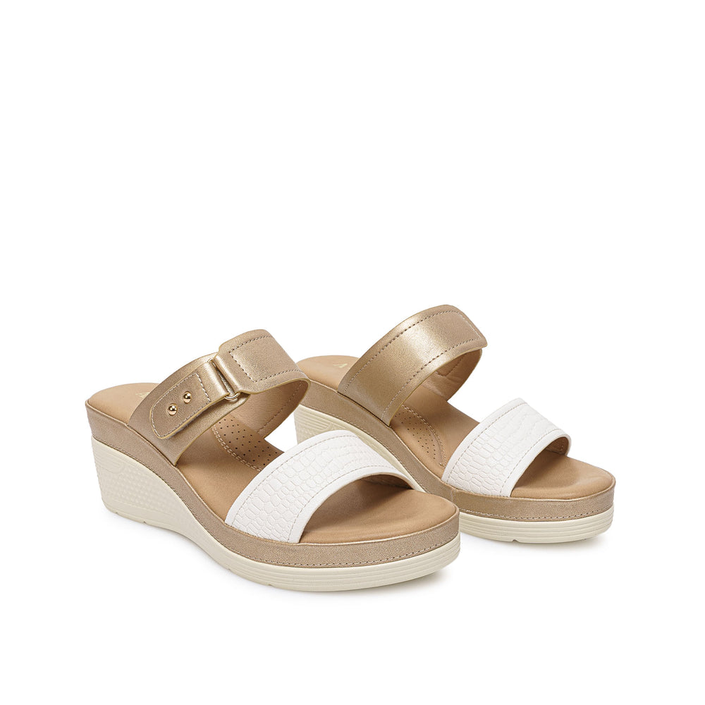Sandalia Strap Casual Blanco