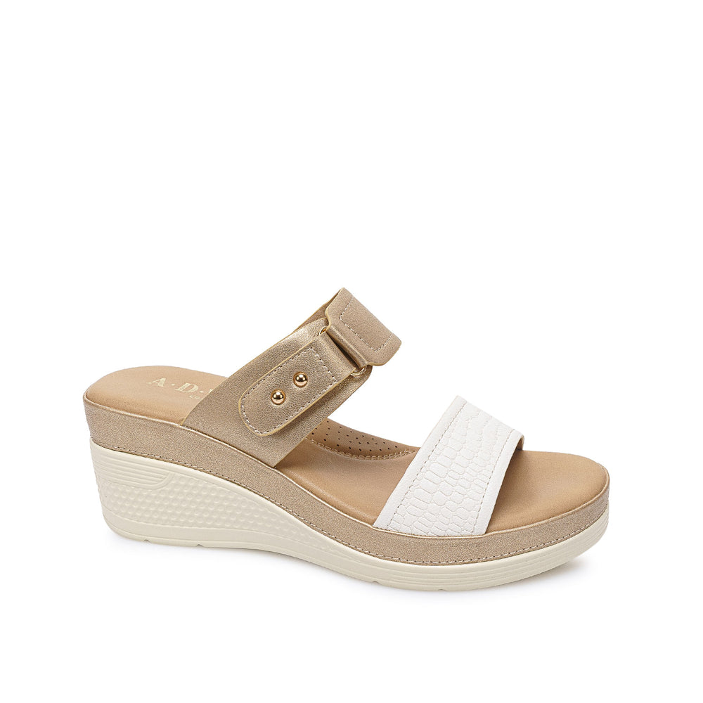 Sandalia Strap Casual Blanco