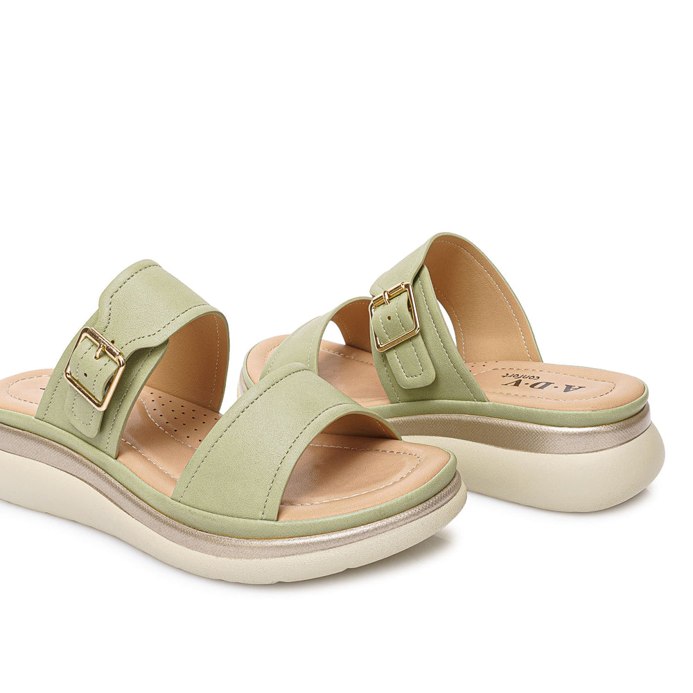 Sandalia Strap Casual Verde