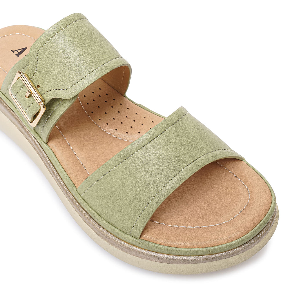 Sandalia Strap Casual Verde