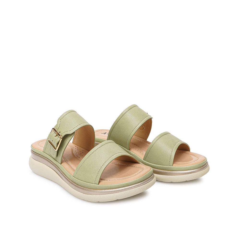 Sandalia Strap Casual Verde