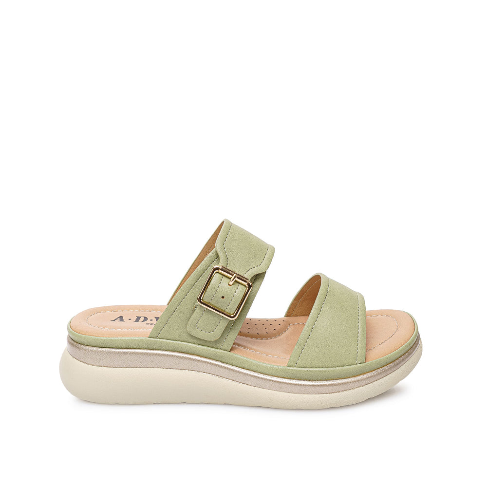 Sandalia Strap Casual Verde