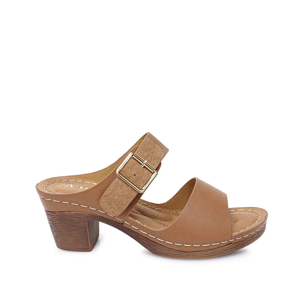 Sandalia Strap Casual Mocca