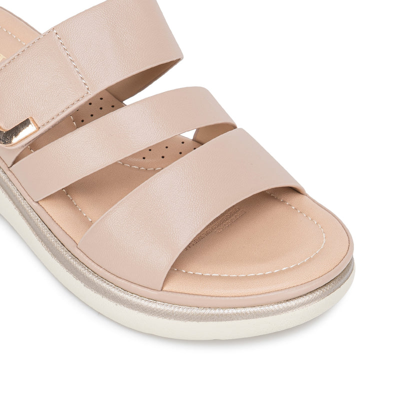 Sandalia Slide Casual Avena
