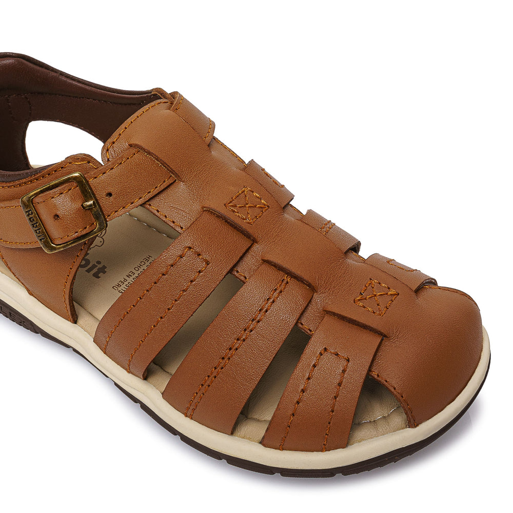 Sandalia D'orsay Casual Habano