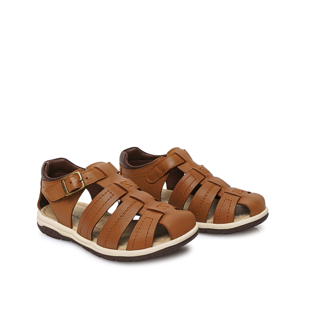 Sandalia D'orsay Casual Habano