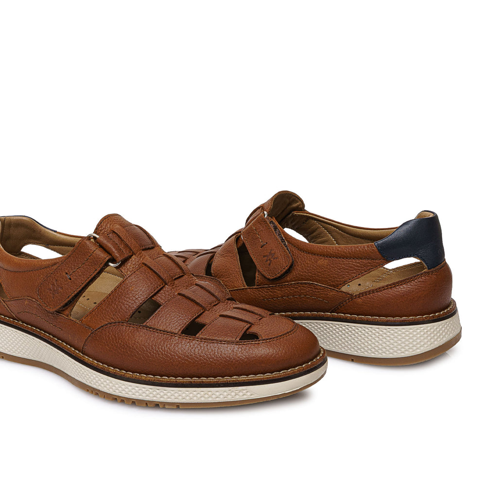 Sandalia Franciscana Casual Miel