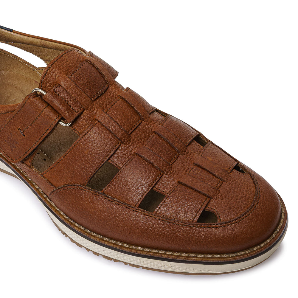 Sandalia Franciscana Casual Miel