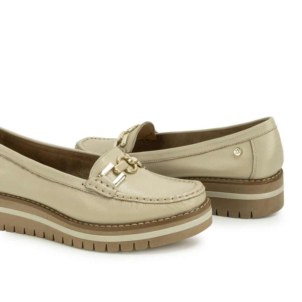 Zapato Mocasín Casual Blan/Off