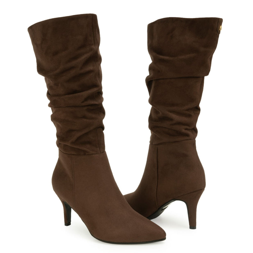 Bota Alta Casual Marron