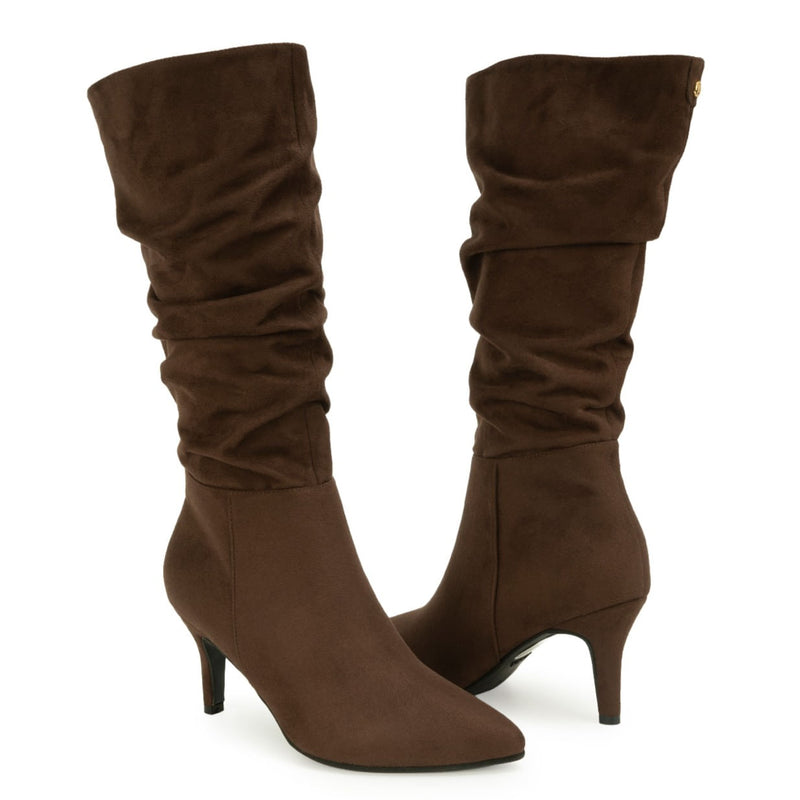 Bota Alta Casual Marron