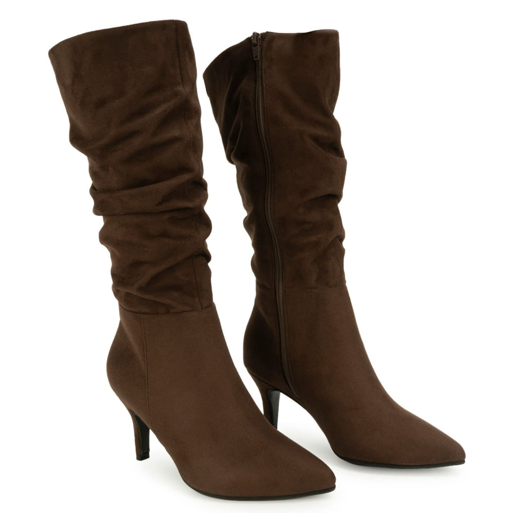 Bota Alta Casual Marron