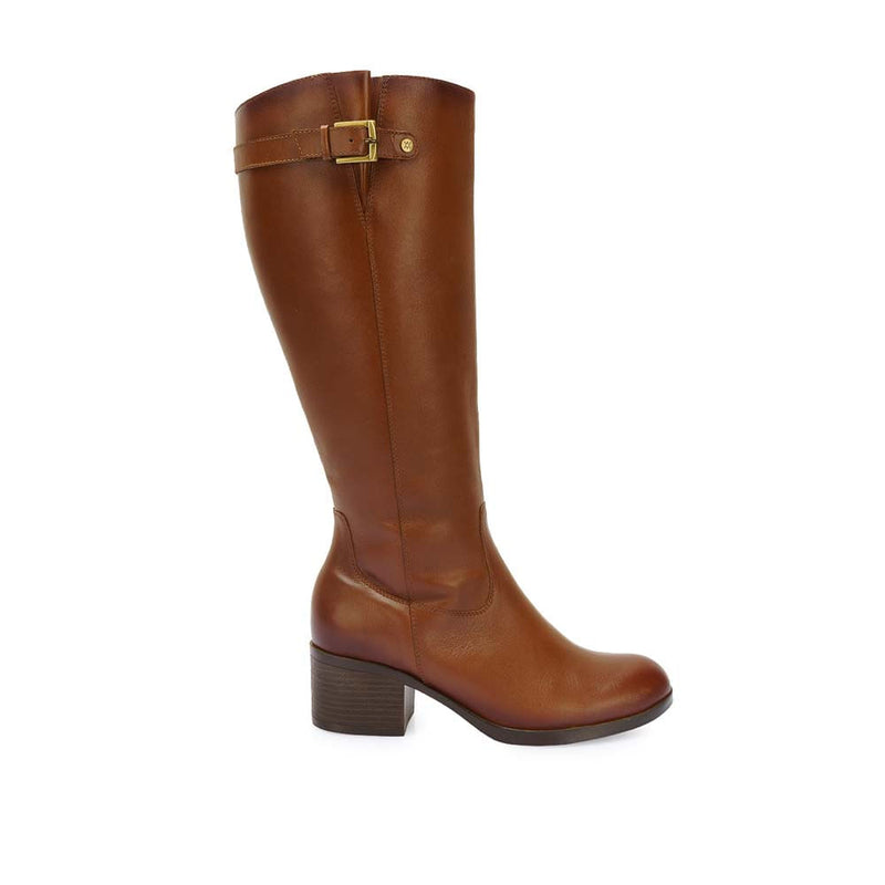 Bota Alta Jodhpur Casual Miel