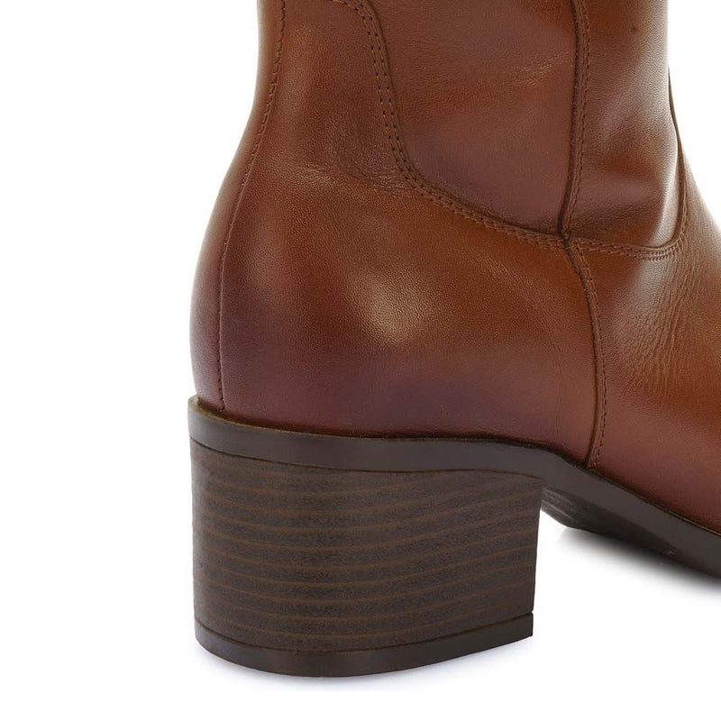 Bota Alta Jodhpur Casual Miel
