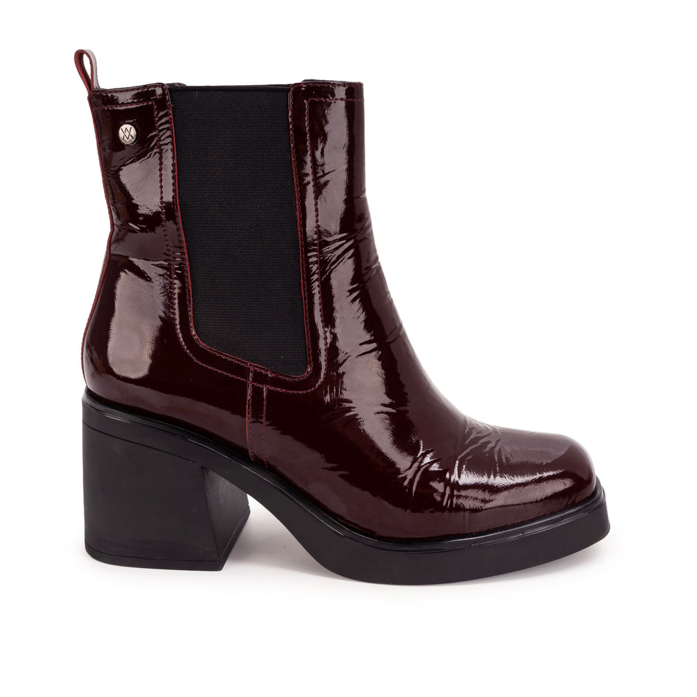 Botin Chelsea Casual Cereza