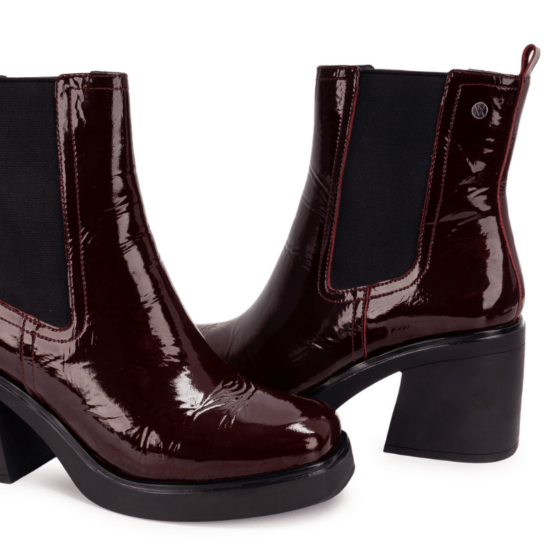 Botin Chelsea Casual Cereza