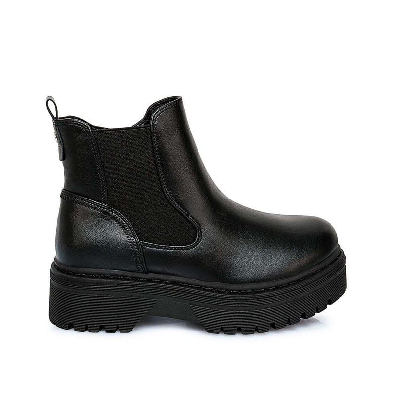 Botín Chelsea Casual Negro