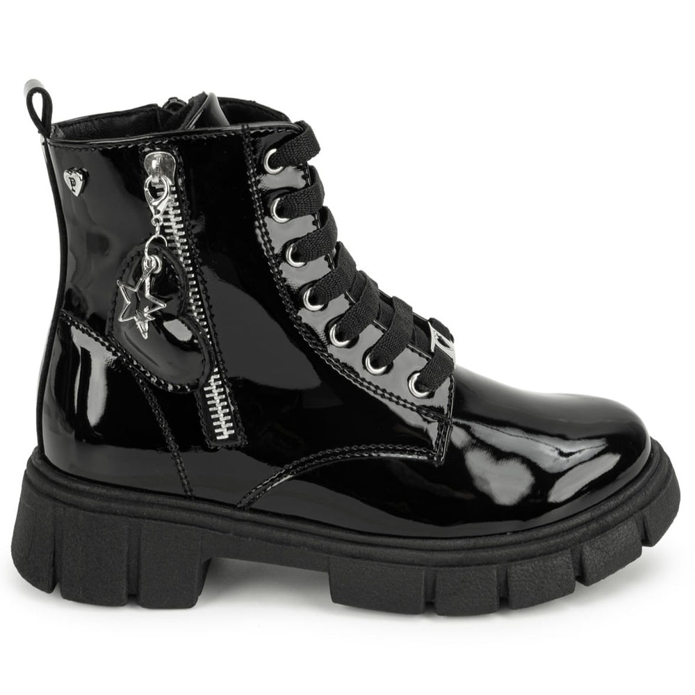 Botin Derby Casual Negro