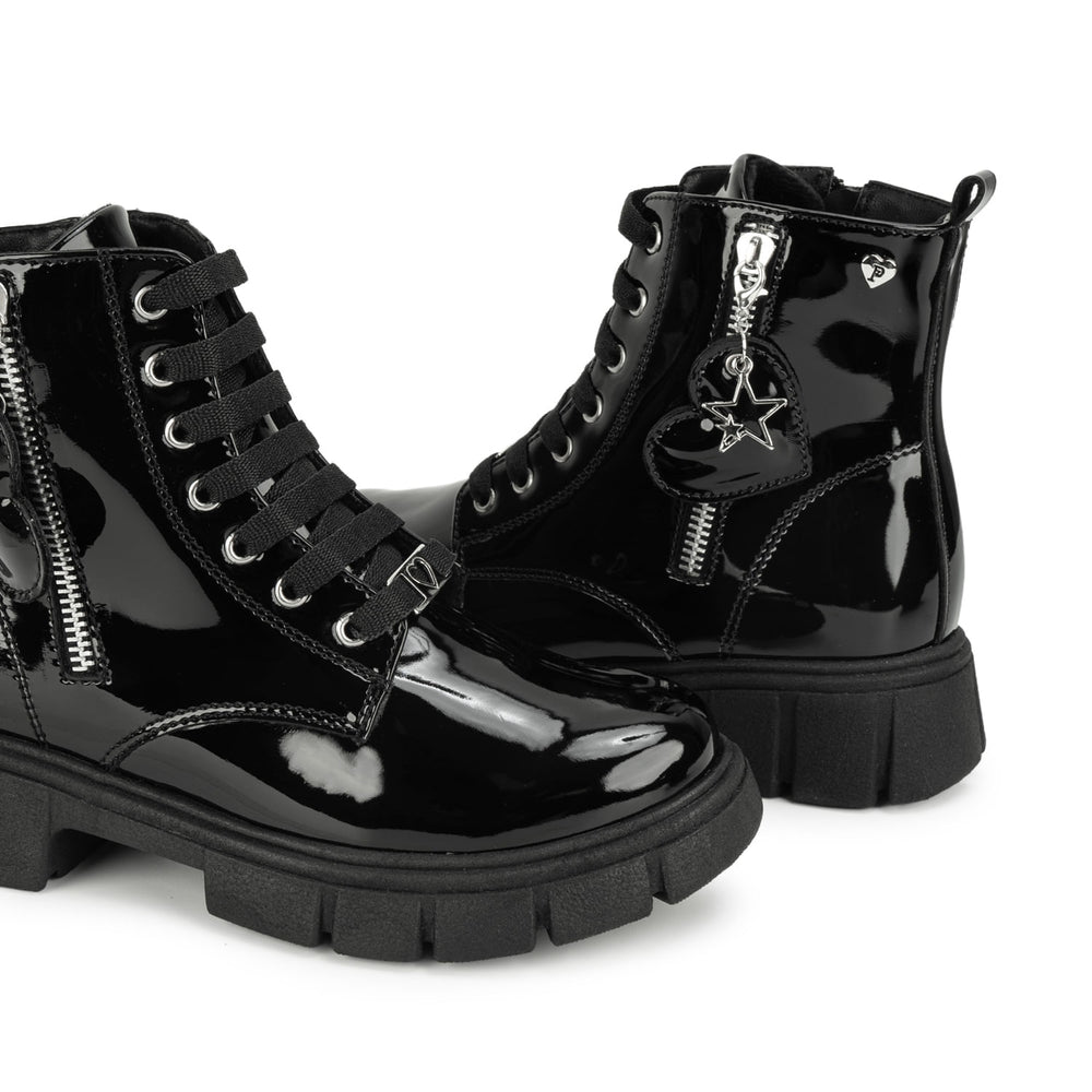 Botin Derby Casual Negro