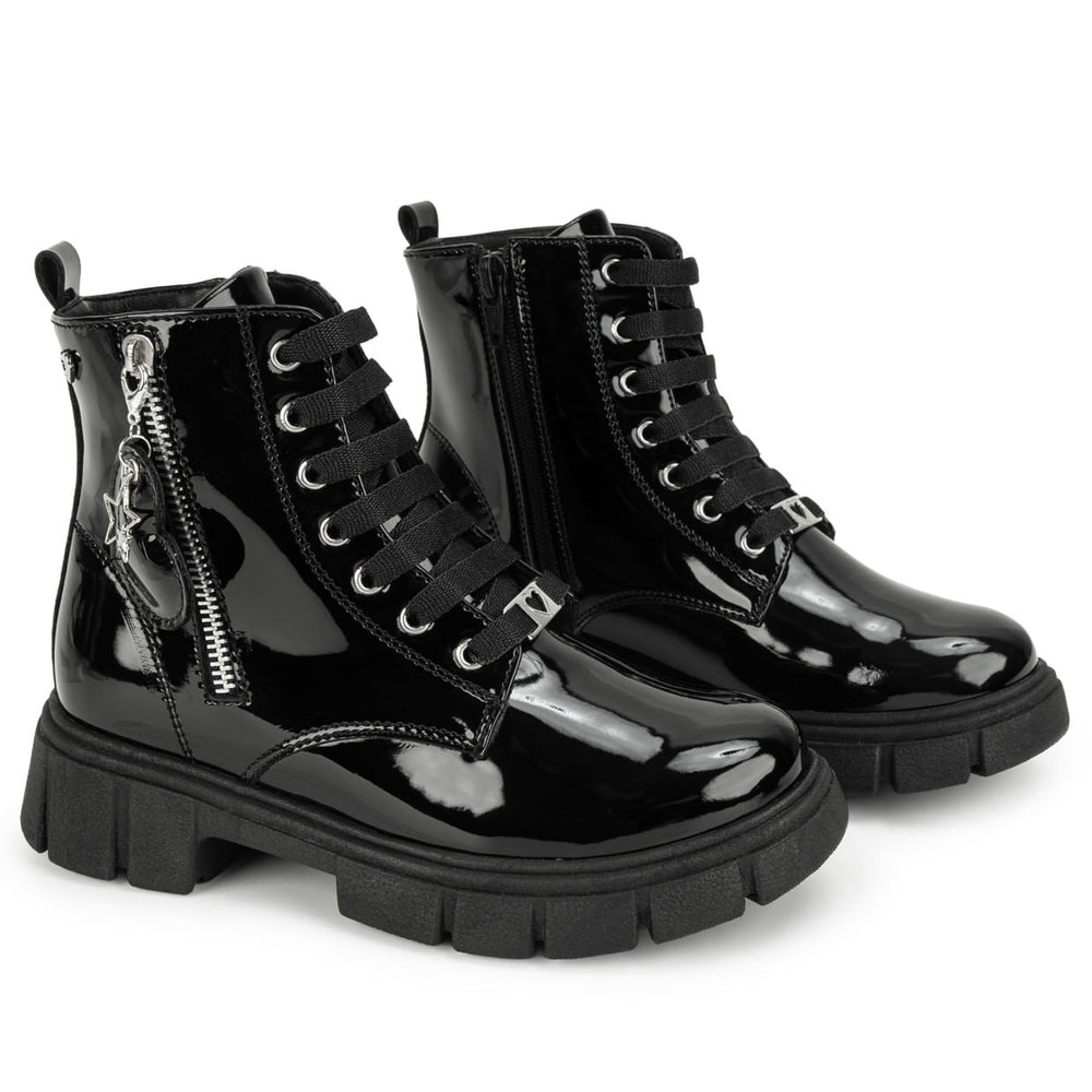 Botin Derby Casual Negro