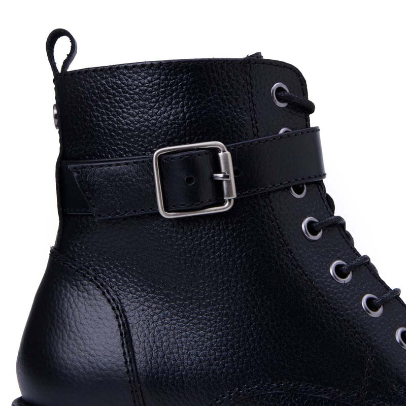 Botín Derby Casual Negro