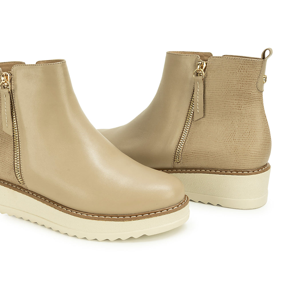 Botin Jodhpur Casual Taupe