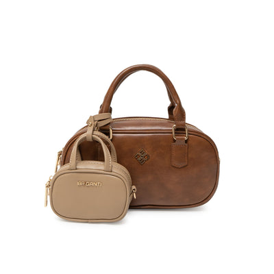 Cartera Briganti Doctor Marrón