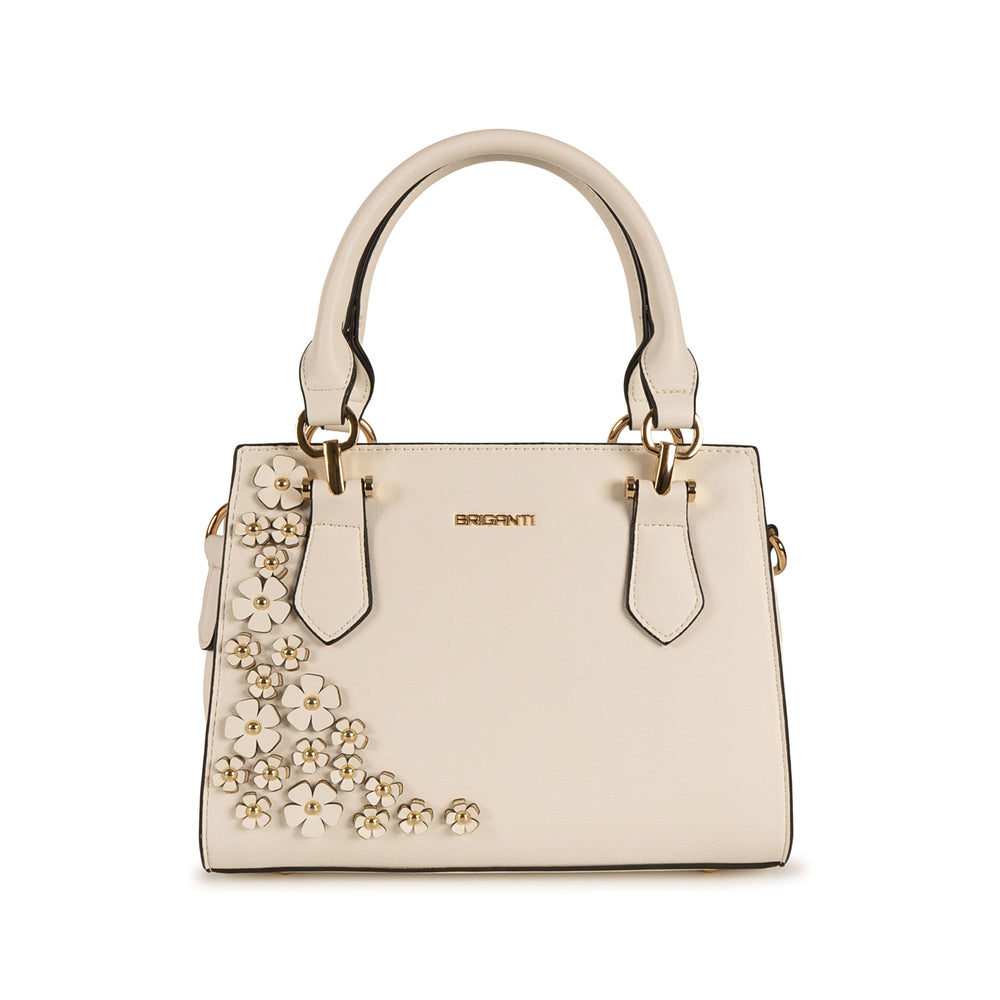 Cartera Briganti Satchel Blanco