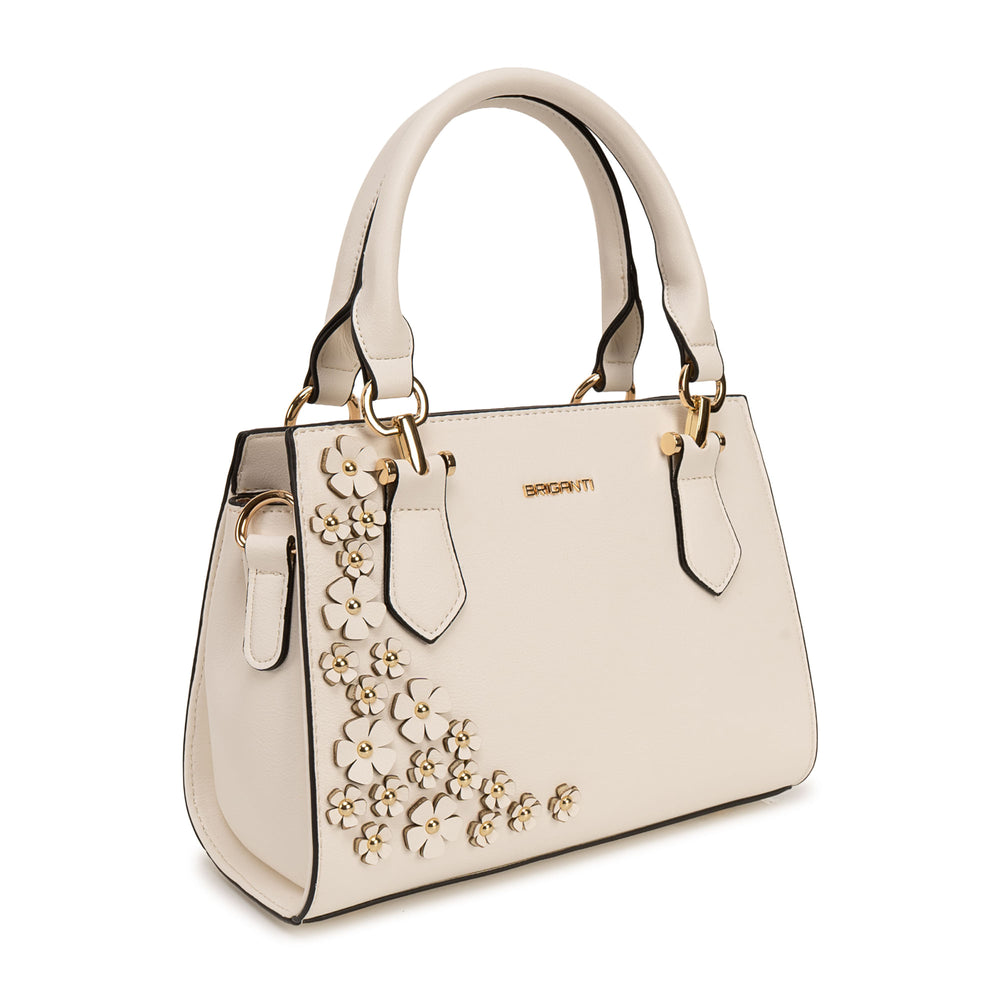 Cartera Briganti Satchel Blanco