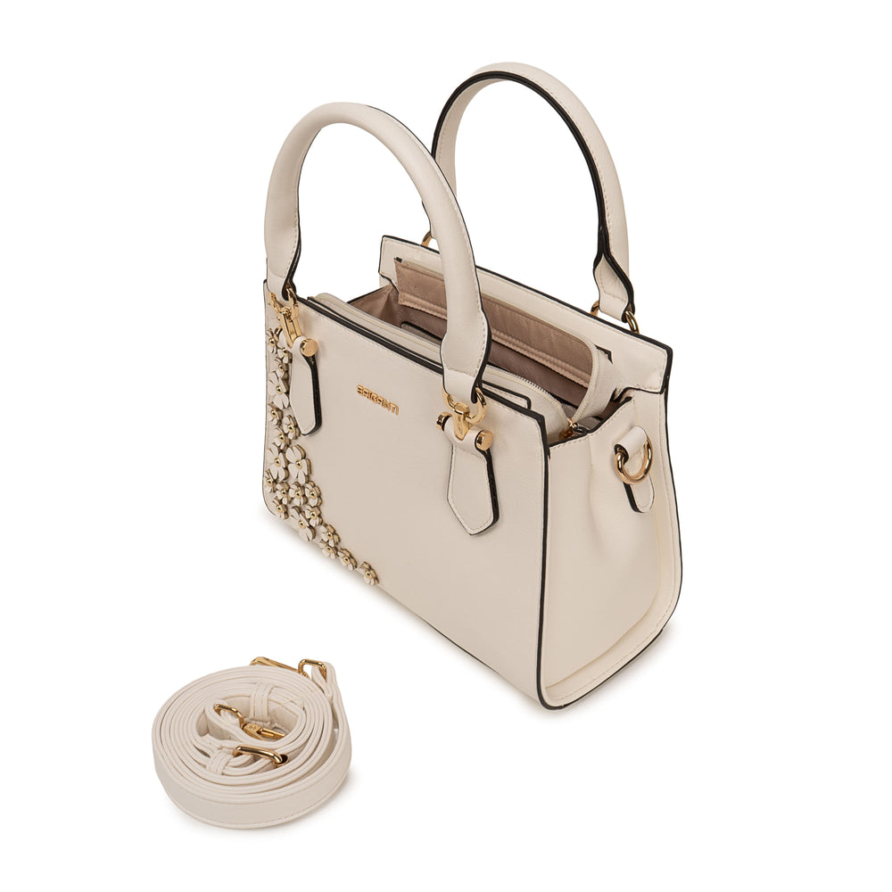Cartera Briganti Satchel Blanco