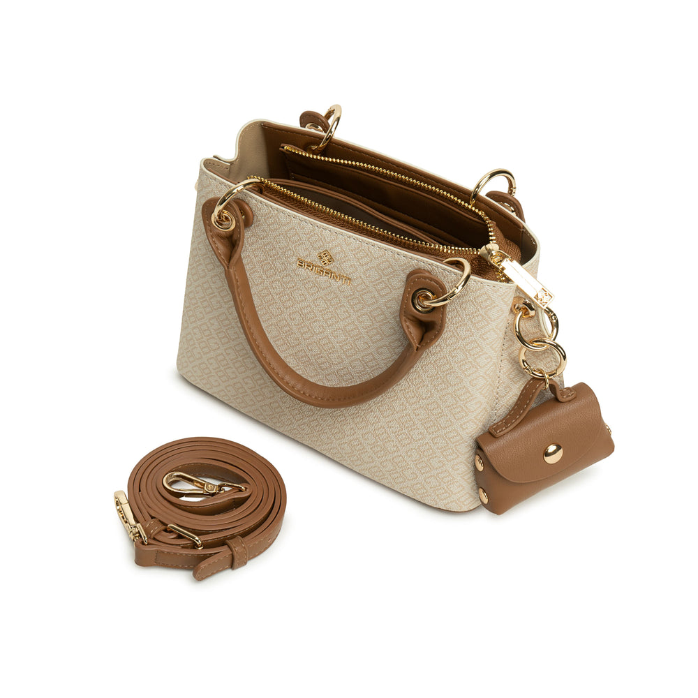 Cartera Satchel Hueso