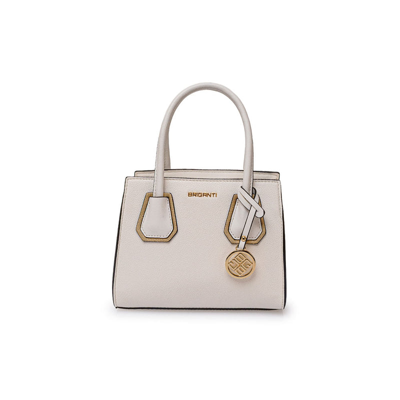Cartera Briganti Satchel Blanco