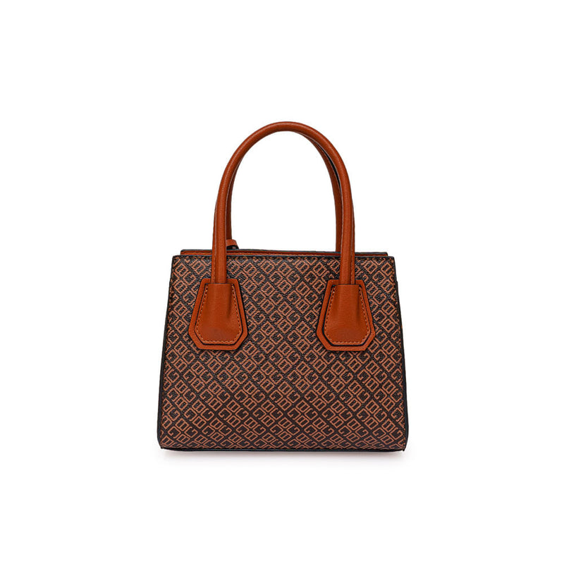 Cartera Briganti Satchel Marron